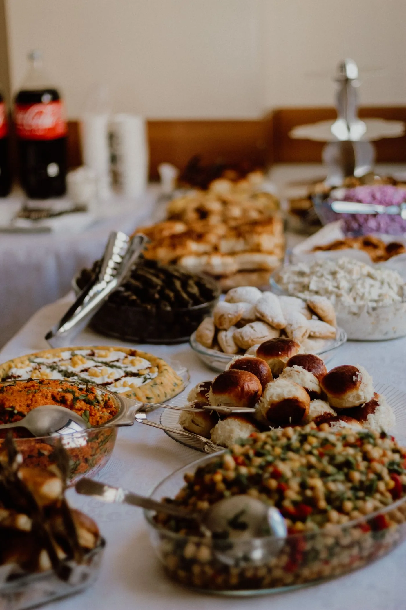 Vers bereid buffet uit de eigen keuken
